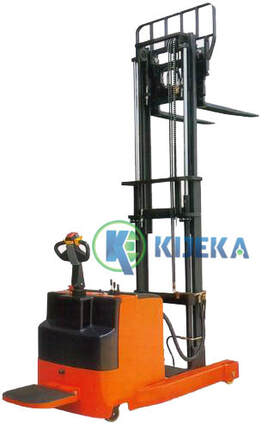 electric reach stacker, electric stacker, fully electric stacker, kijeka reach stacker, hydraulic stacker, stacker in ahmedabad, reach stacker manufacturers in india, 